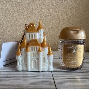 🏰B&BW Disney Princess Light Up Castle Hand Sanitizer Holder w/Hand Sanitizer